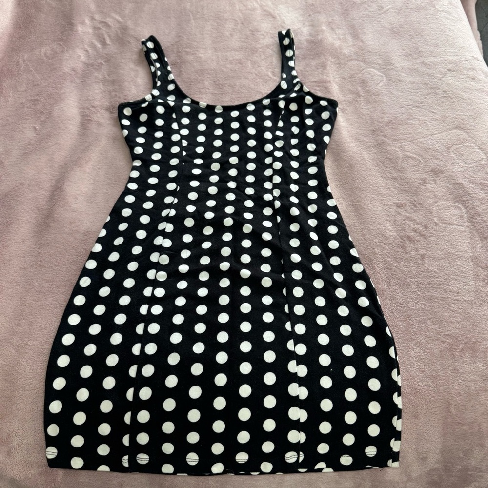 Forever 21 Black and White Polka Dot Dress
